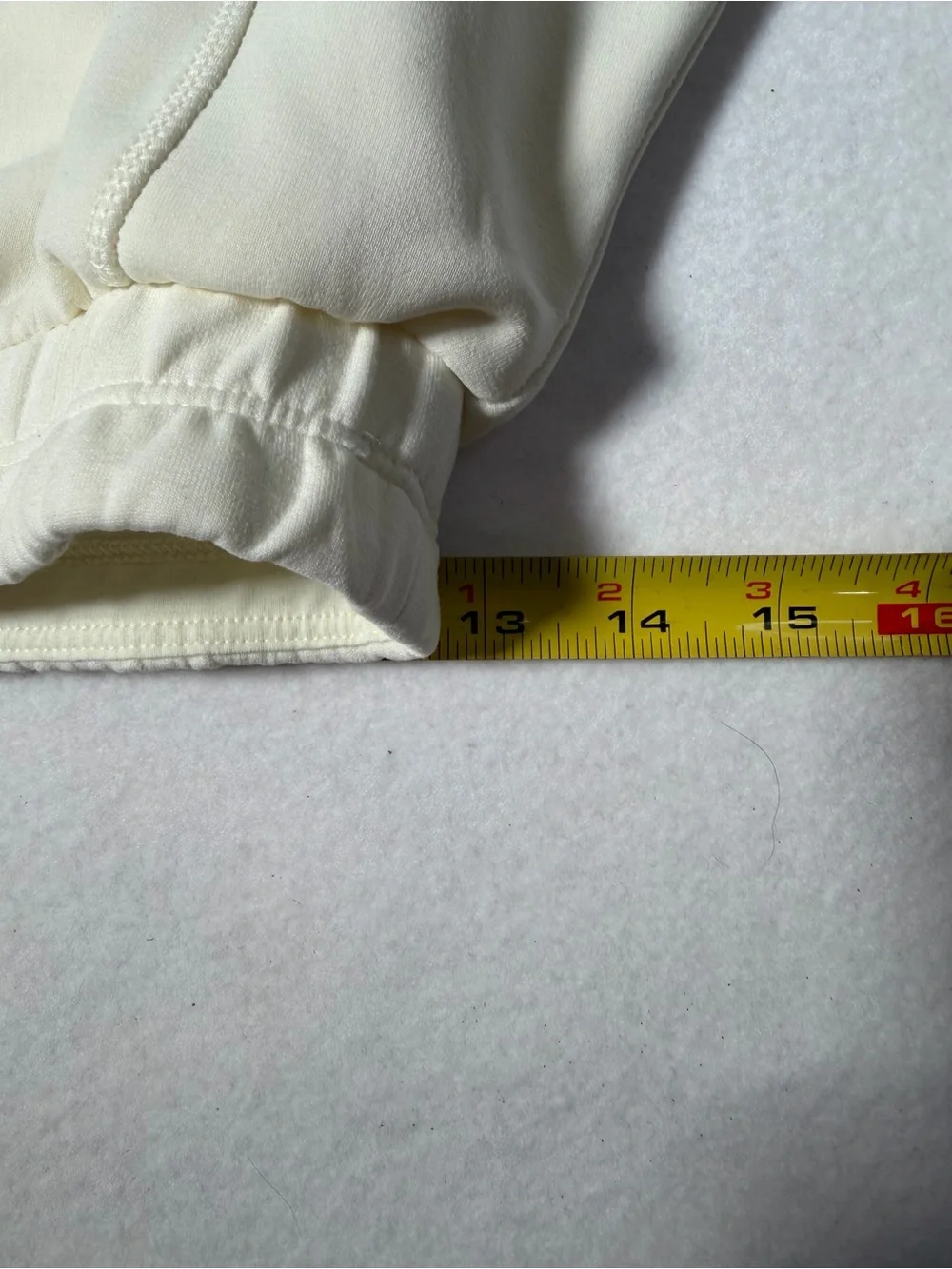 lululemon athletica Ivory Cropped Sweatshirt Top